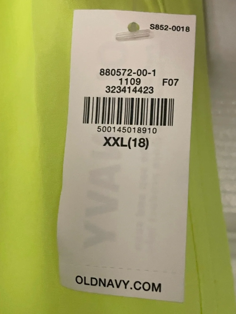 Old Navy Solid Swimming Trunks (BRT Light) (Neon Green) XXL (18/20) NWT